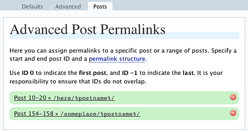 Advanced Post Permalinks