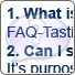 FAQ Tastic