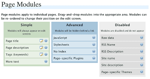 Page Modules