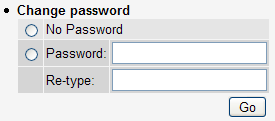 Change password