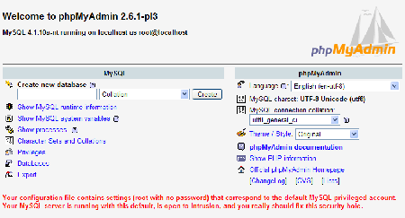 phpMyAdmin